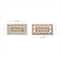 Set of 2 Beige Wood Farmhouse Sign Wall Decor, 12.25" x 7"
